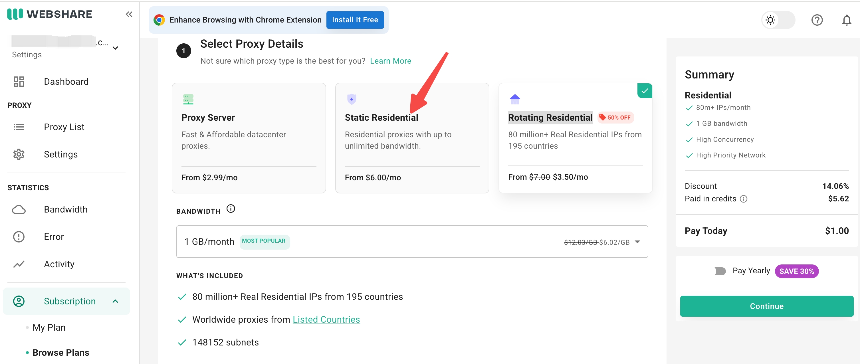 Get Static Residential Proxy